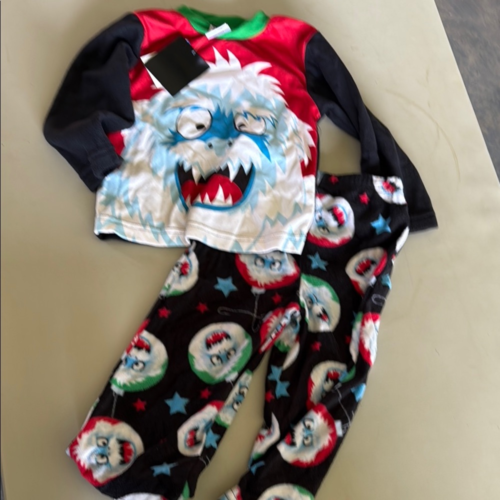 Colorful Monster Pajama Set